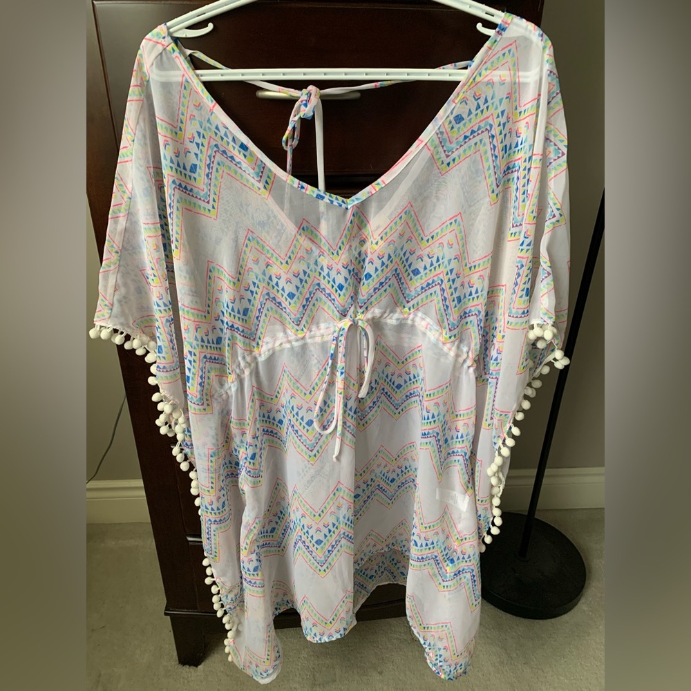 Multicolour Miken Swim Cover Up